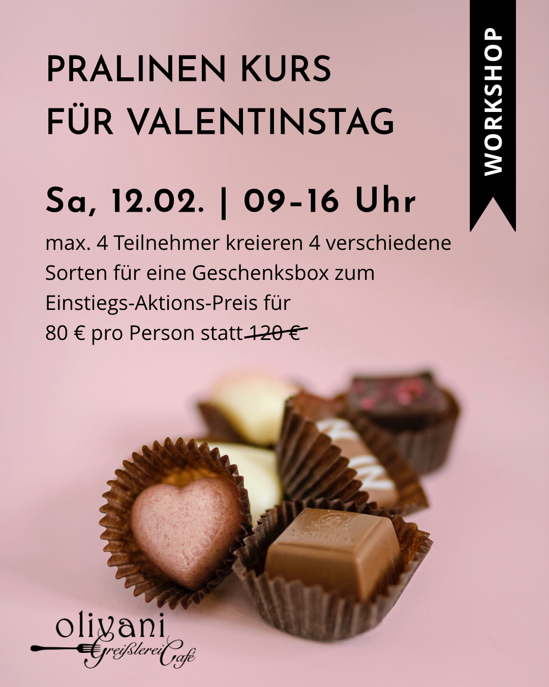 Read more about the article Pralinenkurs für Valentinstag